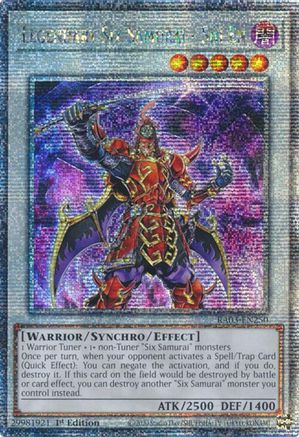 Image of Legendary Six Samurai - Shi En (Quarter Century Secret Rare) [RA03-EN250] Quarter Century Secret Rare