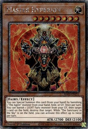Image of Master Hyperion (Platinum Secret Rare) [RA03-EN252] Platinum Secret Rare