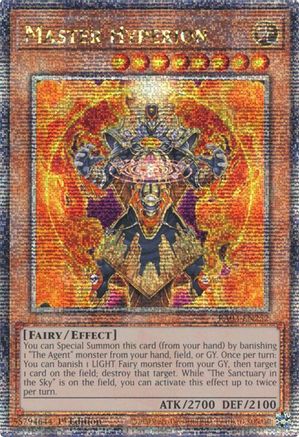 Image of Master Hyperion (Quarter Century Secret Rare) [RA03-EN252] Quarter Century Secret Rare