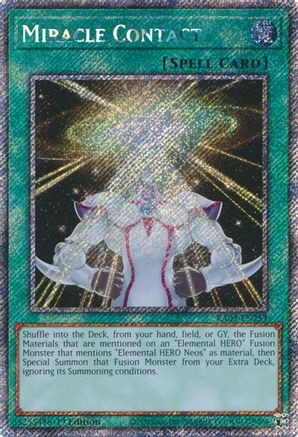 Image of Miracle Contact (Platinum Secret Rare) [RA03-EN253] Platinum Secret Rare