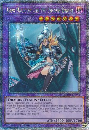 Image of Dark Magician Girl the Dragon Knight (Quarter Century Secret Rare) [RA03-EN258] Quarter Century Secret Rare