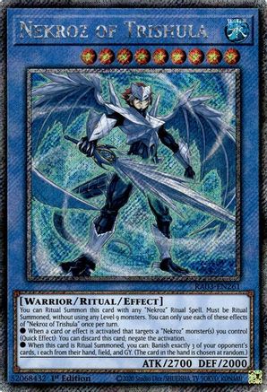 Image of Nekroz of Trishula (Platinum Secret Rare) [RA03-EN261] Platinum Secret Rare