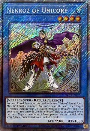 Image of Nekroz of Unicore (Platinum Secret Rare) [RA03-EN262] Platinum Secret Rare