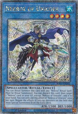 Image of Nekroz of Unicore (Quarter Century Secret Rare) [RA03-EN262] Quarter Century Secret Rare