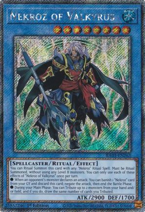 Image of Nekroz of Valkyrus (Platinum Secret Rare) [RA03-EN263] Platinum Secret Rare