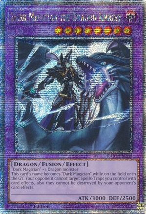 Image of Dark Magician the Dragon Knight (Quarter Century Secret Rare) [RA03-EN268] Quarter Century Secret Rare