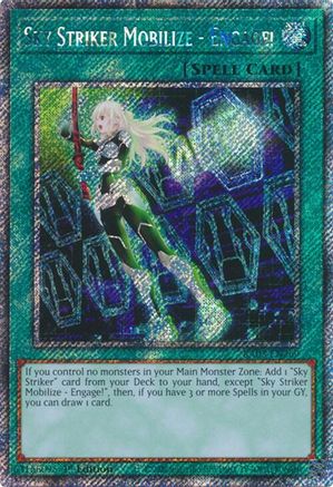 Image of Sky Striker Mobilize - Engage! (Platinum Secret Rare) [RA03-EN269] Platinum Secret Rare