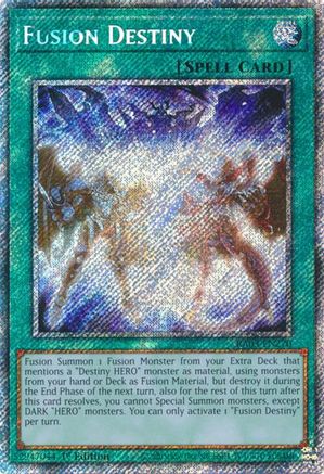 Image of Fusion Destiny (Platinum Secret Rare) [RA03-EN270] Platinum Secret Rare