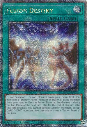 Image of Fusion Destiny (Quarter Century Secret Rare) [RA03-EN270] Quarter Century Secret Rare
