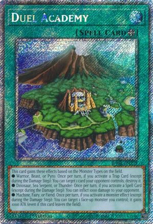 Image of Duel Academy (card) (Platinum Secret Rare) [RA03-EN275] Platinum Secret Rare