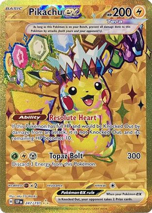Image of Pikachu ex (247/191) [Scarlet & Violet: Surging Sparks]