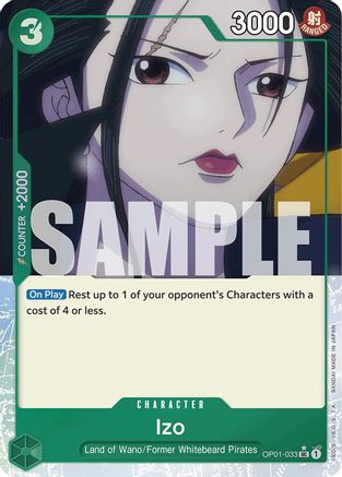 Image of Izo (OP01-033) (Extended Art) [Premium Booster -The Best-]
