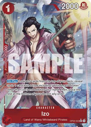 Image of Izo (OP03-003) (Full Art) [Premium Booster -The Best-]