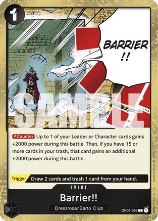 Image of Barrier!! (Jolly Roger Foil) [Premium Booster -The Best-]