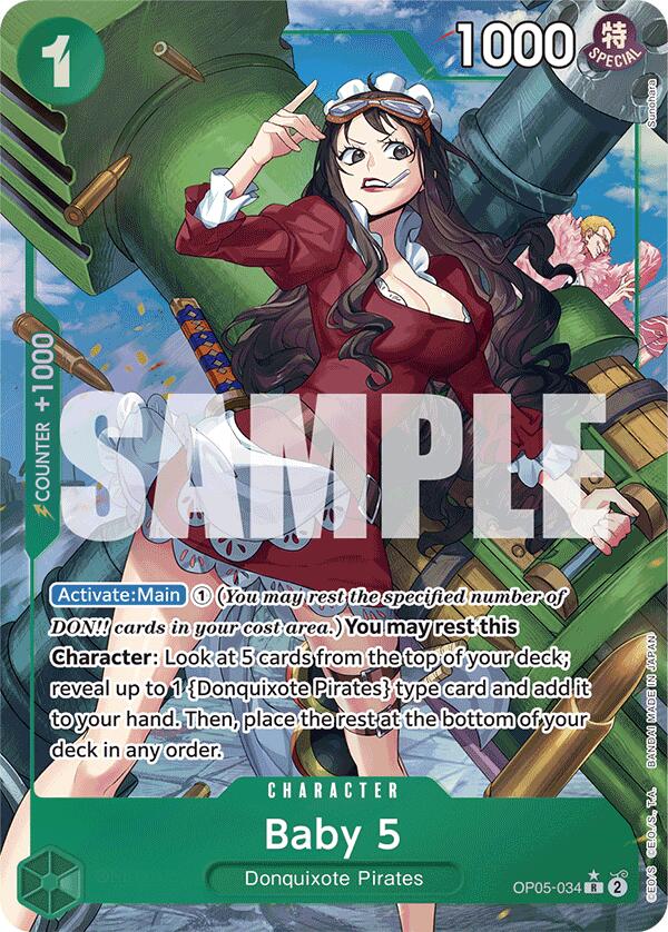 Image of Baby 5 (OP05-034) (Alternate Art) [Premium Booster -The Best-]