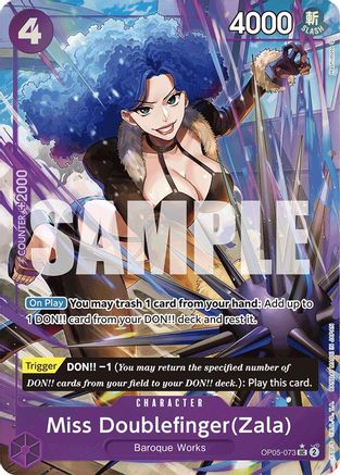 Image of Miss Doublefinger(Zala) (Full Art) [Premium Booster -The Best-]