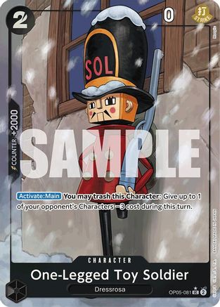 Image of One-Legged Toy Soldier (Full Art) [Premium Booster -The Best-]