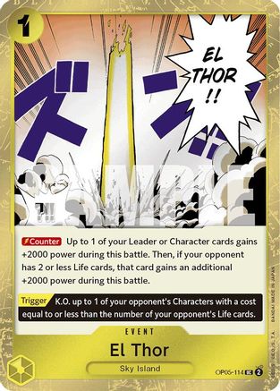 Image of El Thor (Jolly Roger Foil) [Premium Booster -The Best-]