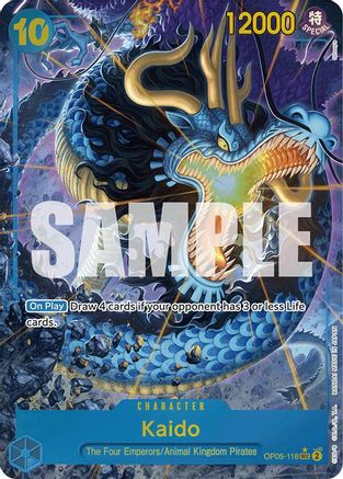 Image of Kaido (OP05-118) (Alternate Art) [Premium Booster -The Best-]