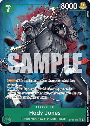 Image of Hody Jones (Alternate Art) [Premium Booster -The Best-]