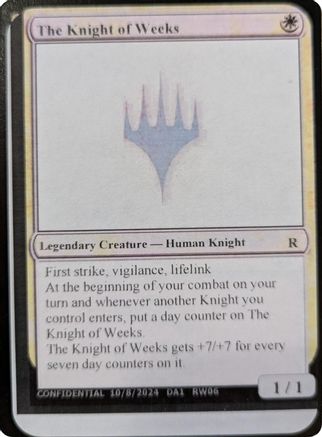 Image of The Knight of Weeks [Unknown Event]