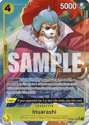 Image of Inuarashi (Full Art) [Premium Booster -The Best-]