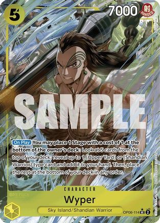 Image of Wyper (Full Art) [Premium Booster -The Best-]