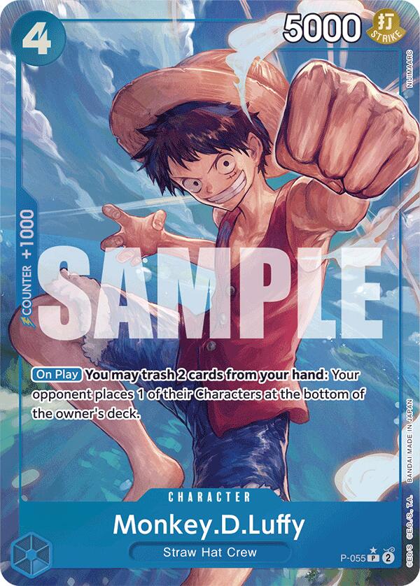 Image of Monkey.D.Luffy (P-055) (Full Art) [Premium Booster -The Best-]