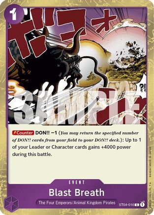 Image of Blast Breath (Jolly Roger Foil) [Premium Booster -The Best-]