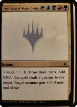 Image of First Stage of Magic Design [Unknown Event]