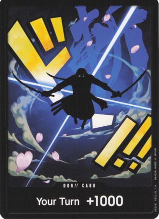 Image of DON!! Card (Zoro) [Premium Booster -The Best-]