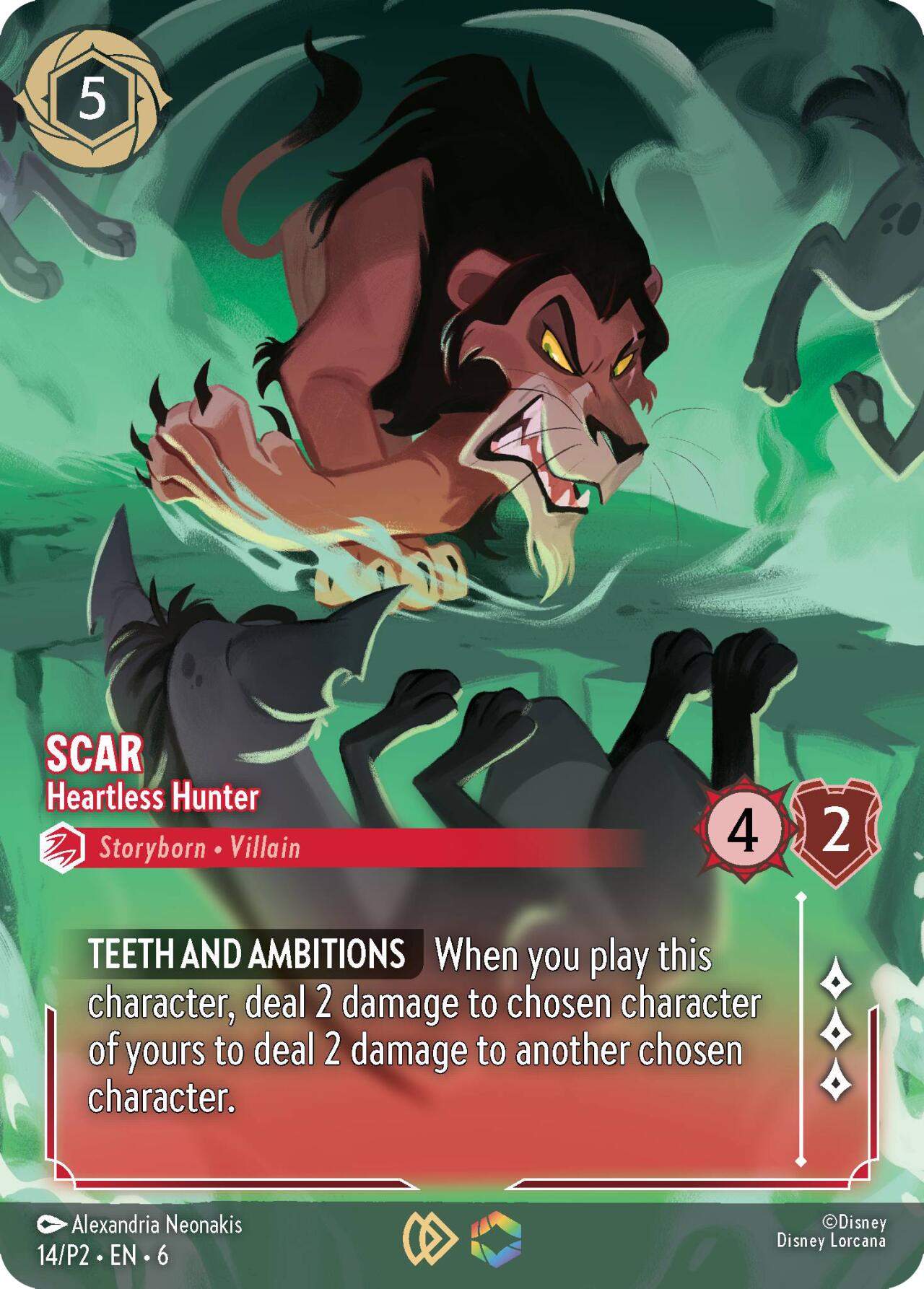 Image of Scar - Heartless Hunter (Store Championship) (14) [Promo Cards]