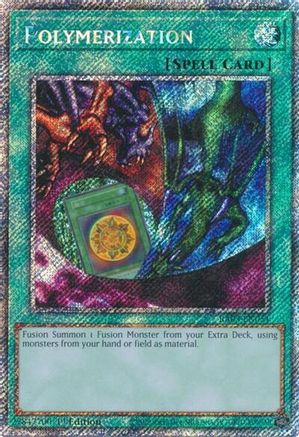 Image of Polymerization (Alternate Art) (Platinum Secret Rare) [RA03-EN051] Platinum Secret Rare