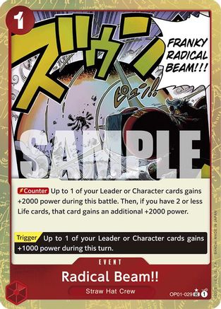 Image of Radical Beam!! (Textured Foil) [Premium Booster -The Best-]
