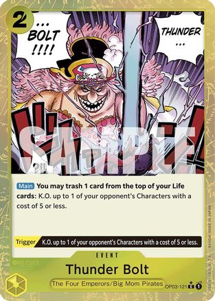 Image of Thunder Bolt (Textured Foil) [Premium Booster -The Best-]