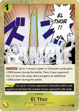 Image of El Thor (Textured Foil) [Premium Booster -The Best-]