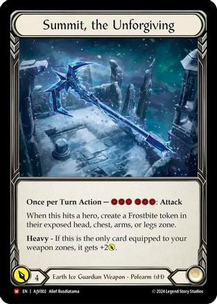 Image of Summit, the Unforgiving [AJV002] (Armory Deck: Jarl Vetreidi)  Rainbow Foil