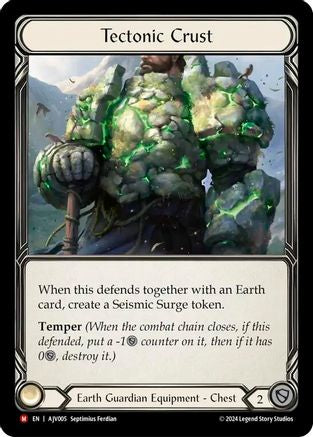Image of Tectonic Crust [AJV005] (Armory Deck: Jarl Vetreidi)  Rainbow Foil