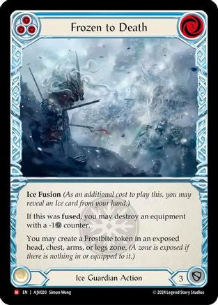 Image of Frozen to Death [AJV020] (Armory Deck: Jarl Vetreidi)  Rainbow Foil