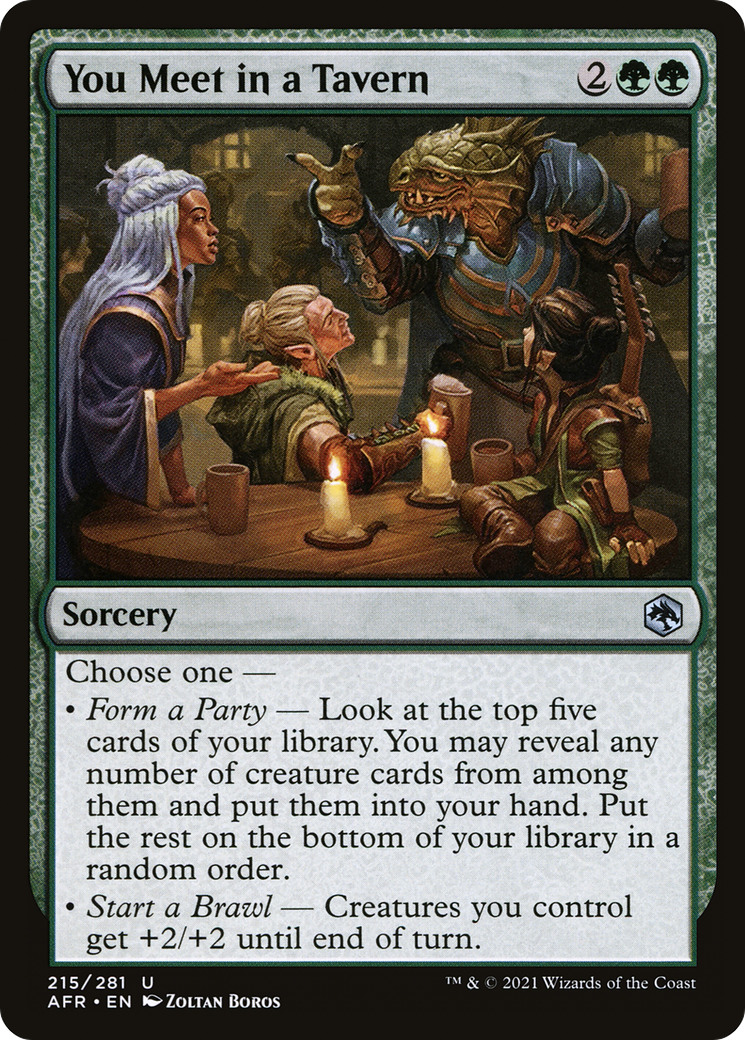 Image of You Meet in a Tavern [Dungeons & Dragons: Adventures in the Forgotten Realms]