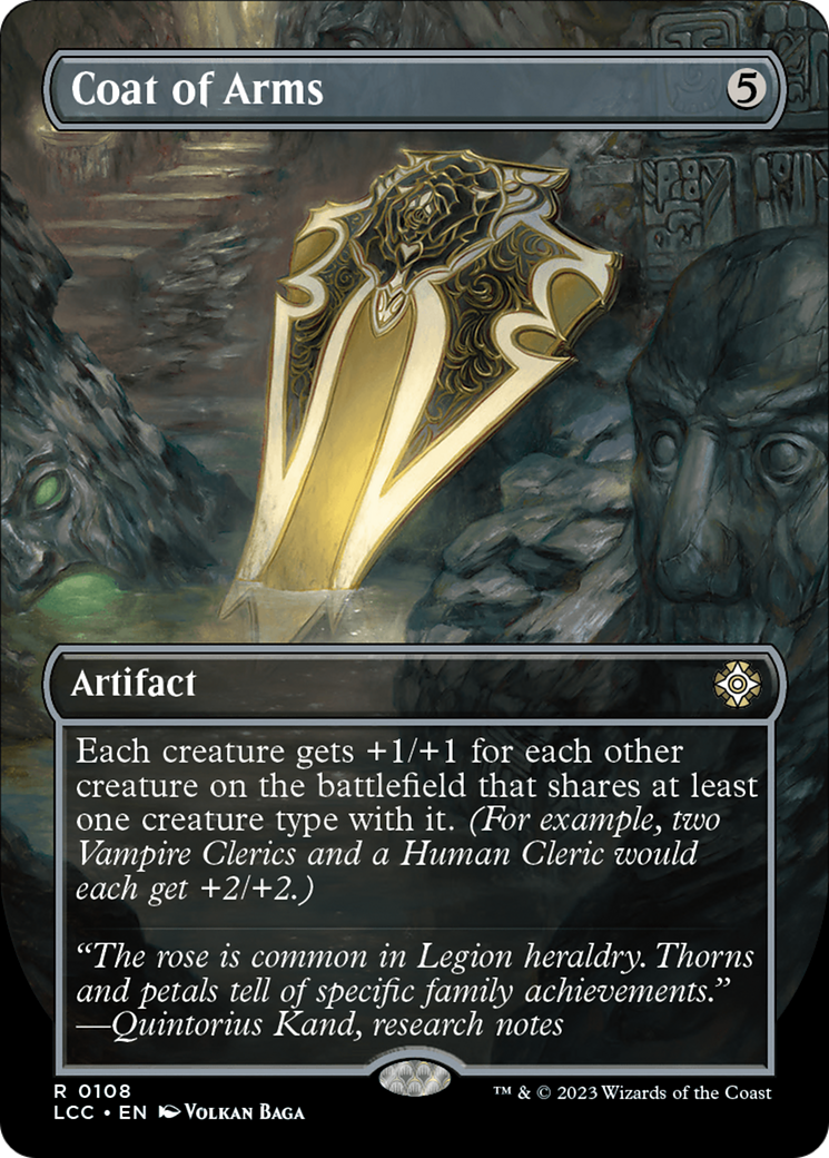 Image of Coat of Arms (Borderless) [The Lost Caverns of Ixalan Commander]