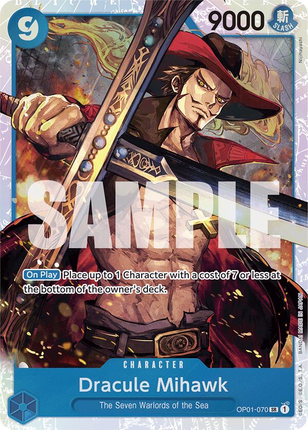 Image of Dracule Mihawk (OP01-070) (Reprint) [Premium Booster -The Best-]