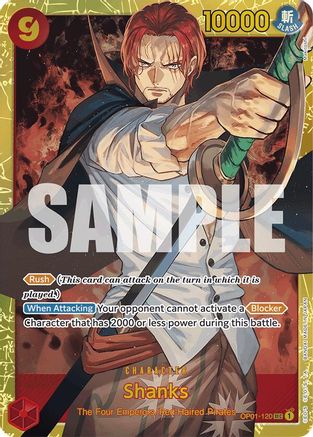 Image of Shanks (OP01-120) (Reprint) [Premium Booster -The Best-]