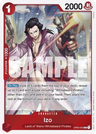 Image of Izo (OP03-003) (Reprint) [Premium Booster -The Best-]