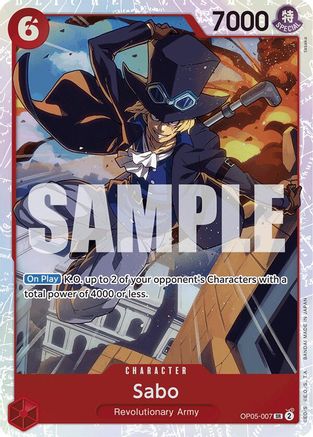 Image of Sabo (OP05-007) (Reprint) [Premium Booster -The Best-]
