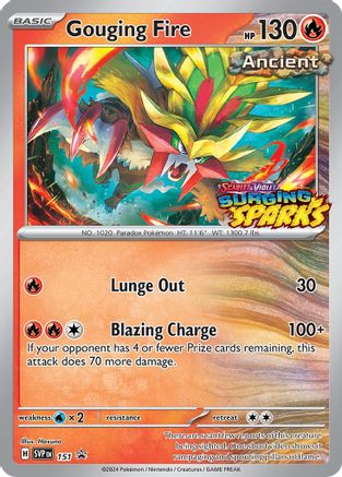 Image of Gouging Fire (151) [Scarlet & Violet: Black Star Promos]