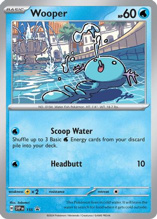 Image of Wooper (155) [Scarlet & Violet: Black Star Promos]