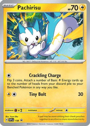 Image of Pachirisu (158) [Scarlet & Violet: Black Star Promos]