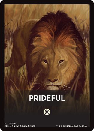 Image of Prideful Theme Card [Foundations Jumpstart Front Cards]