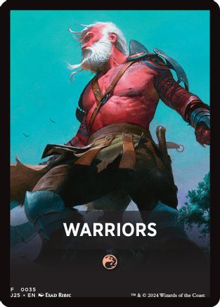 Image of Warriors Theme Card [Foundations Jumpstart Front Cards]